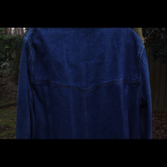 Vintage Levi’s Denim Duster with Cord accent - Picture 3 of 4
